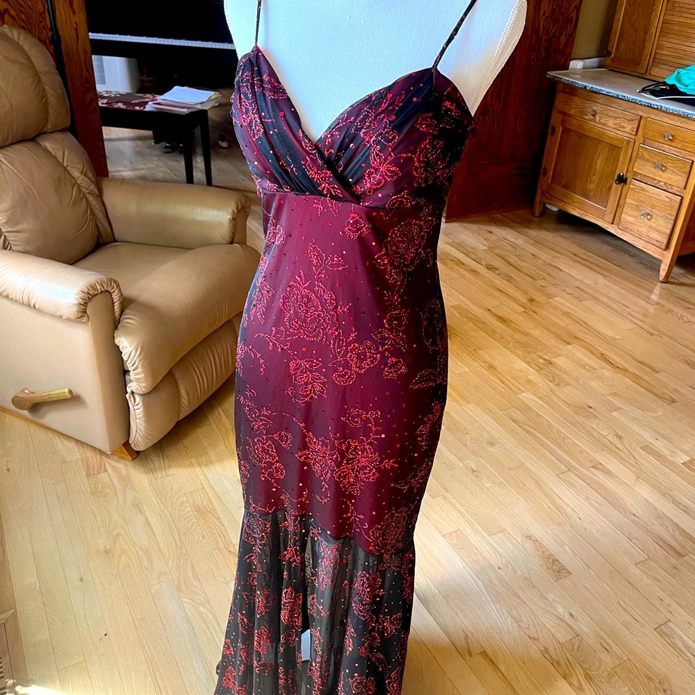 Red sequin dress in EUC!
